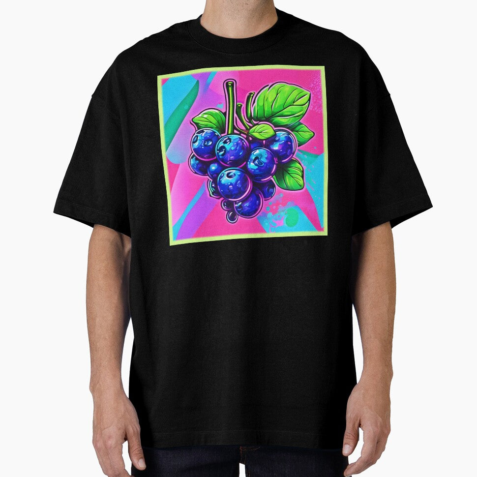 Vibrant Blueberry Artwork by Health And Fitness Posts e-Store