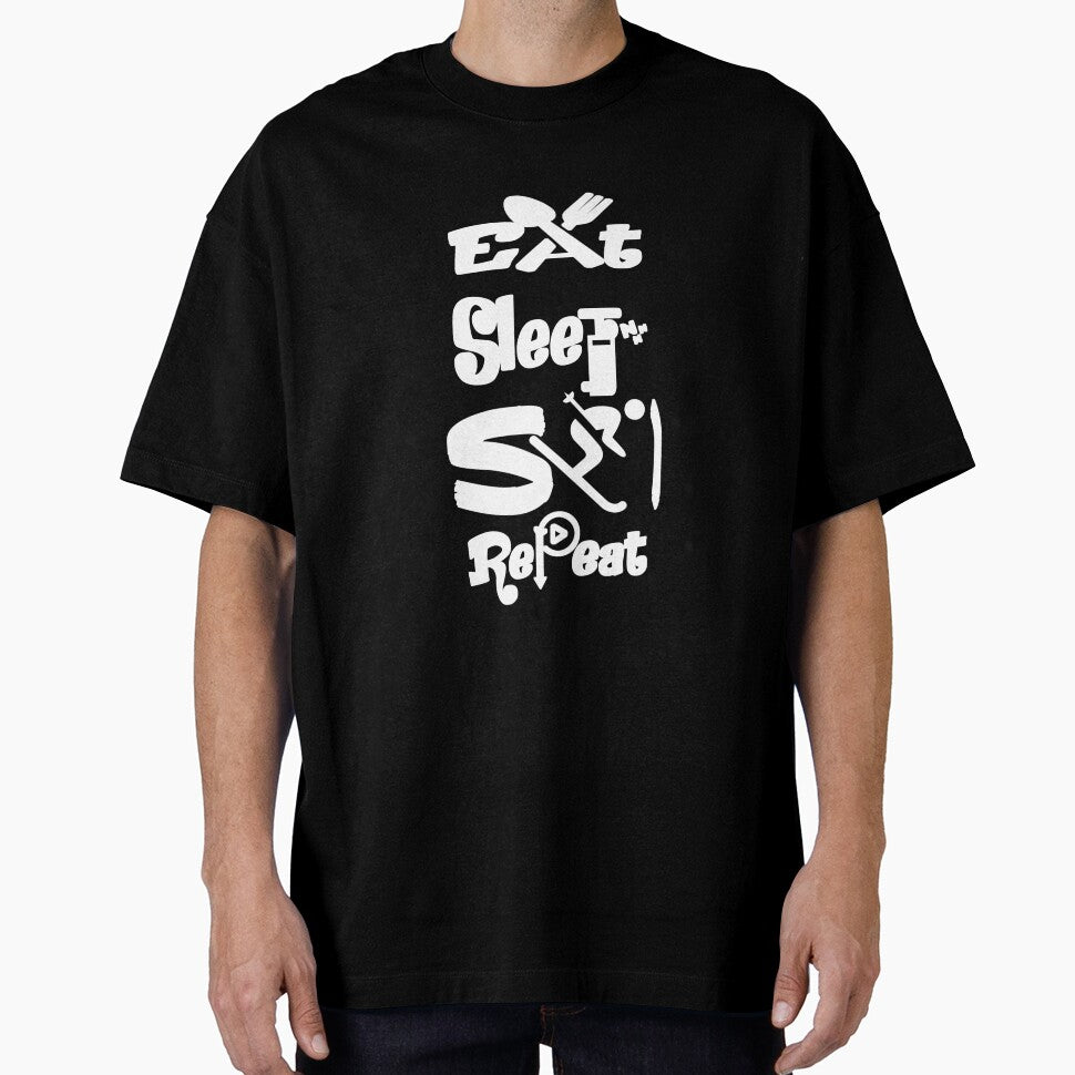 Eat sleep ski repeat,V16. by Chakilogy