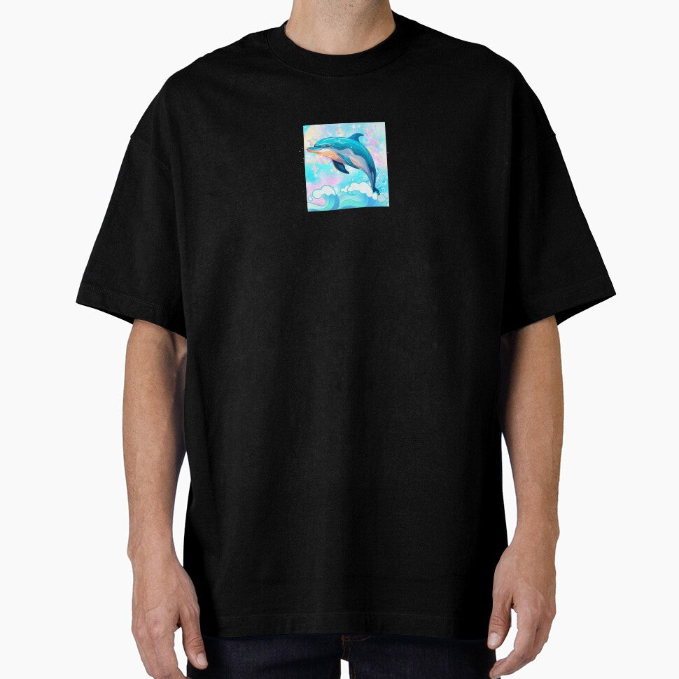 dolphin holographic ocean summer by coolcreativeco