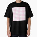 Soft Pink And White Stripe Check Plaid Pattern by IZiets