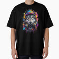 olf Headphones Streetwear Design – Cool Music Wolf Urban Art | Aesthetic Animal Illustration by MyStore2025