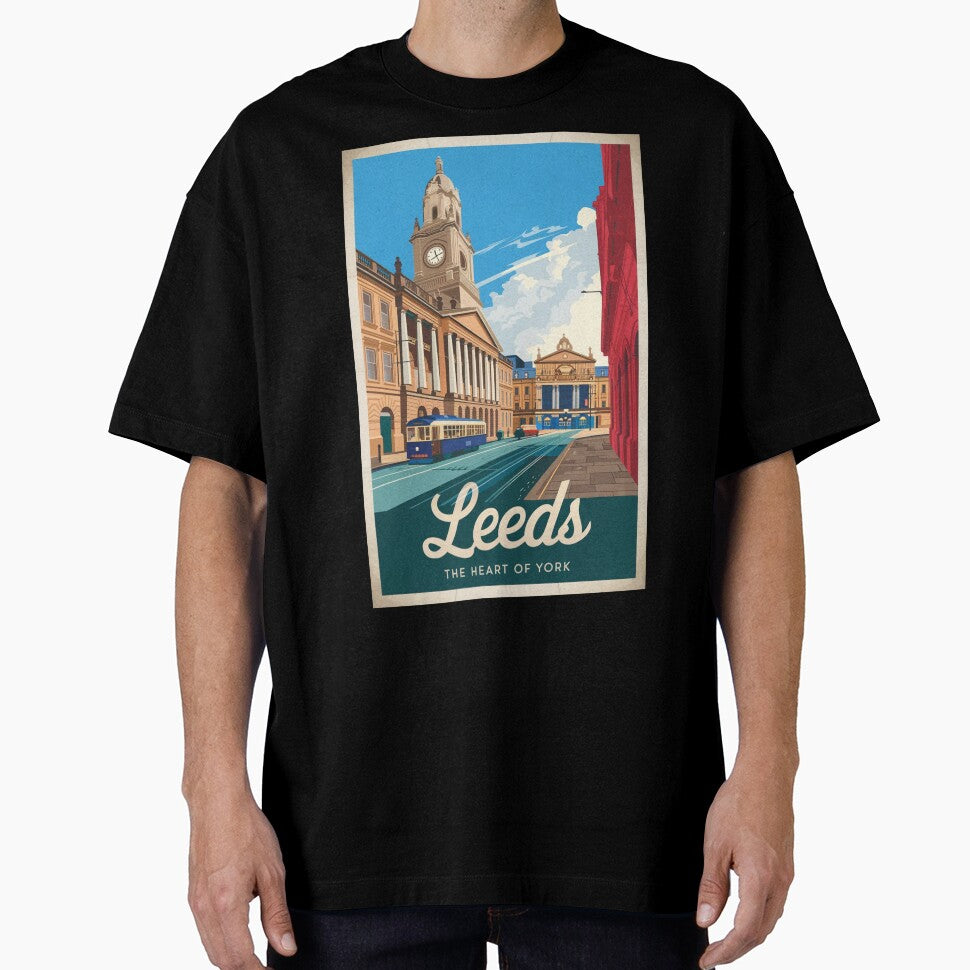 Leeds Vintage Travel Poster by TravelerRat