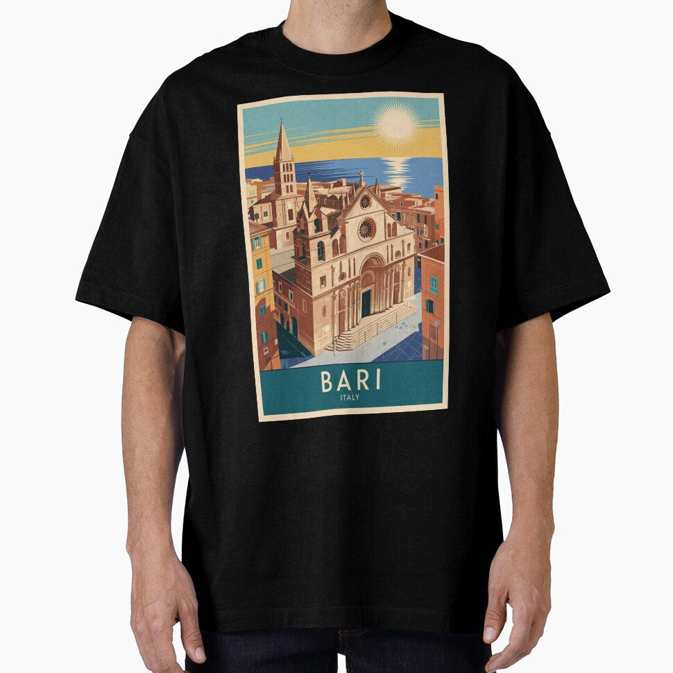 Bari Vintage Travel Poster by TravelerRat