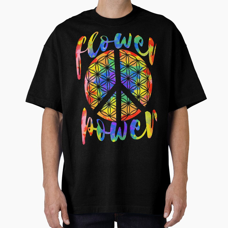 Flower Power Flower of Life Hippie Design by LuminOrb