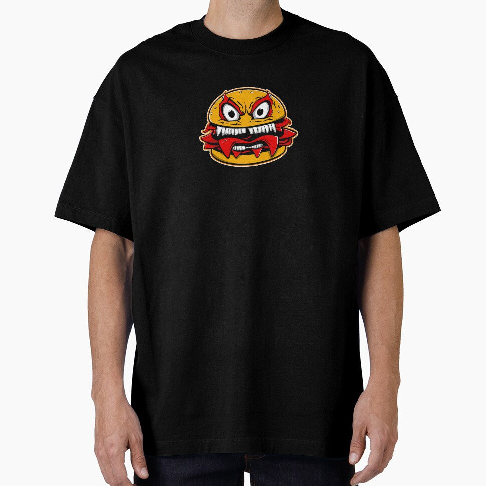 Monster Burger Funny T-Shirt by Witty Shirts