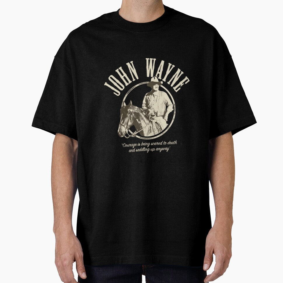 John Wayne Cowboy Western Vintage Shirt by PowerSSales