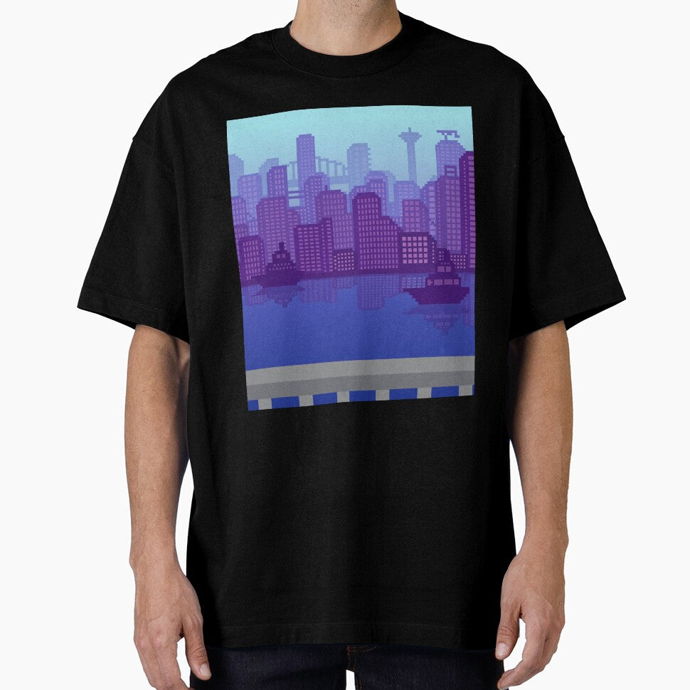Ocean Pixel City by SoulButler