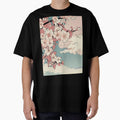 ukiyo-e style design of cherry blossoms and clouds by Izzypark13