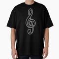 Treble Clef Piano Music Keys Contrast Modern Stripe by lematworks
