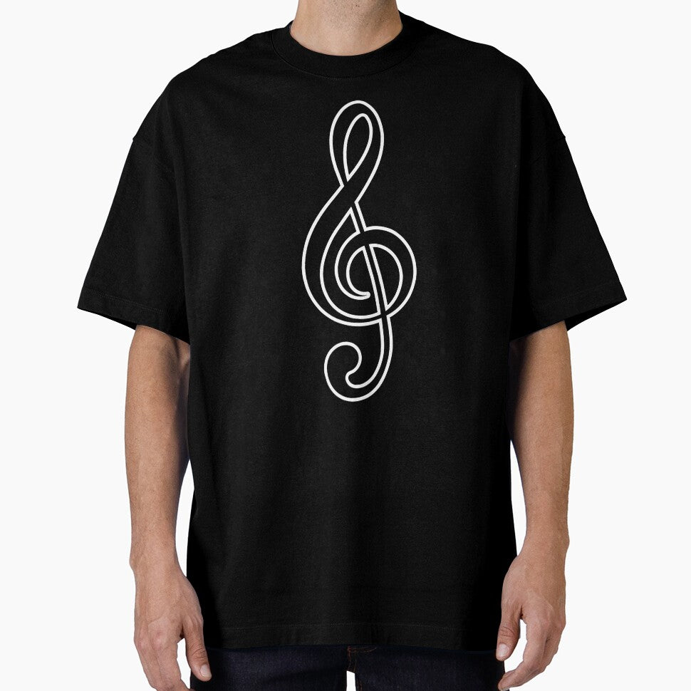 Treble Clef Piano Music Keys Contrast Modern Stripe by lematworks