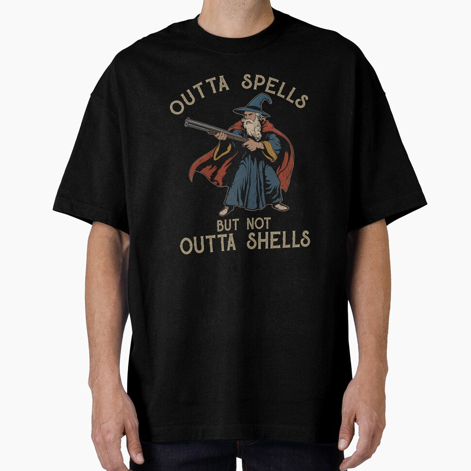 Outta Spells But Not Outta Shells Wizard Meme by Hedoraxe