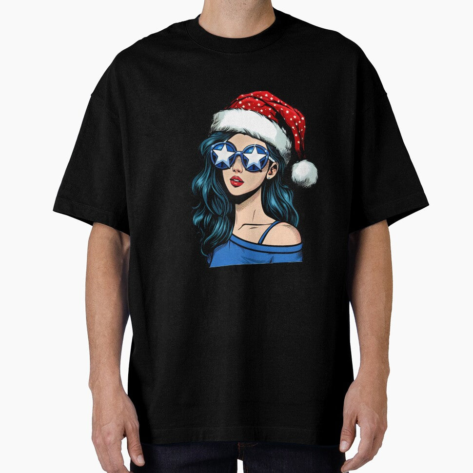 Pop art Christmas girl by AnetArtStore