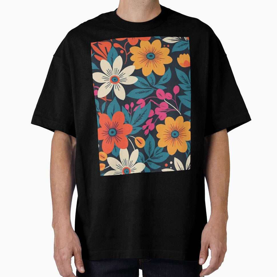 Vibrant Modern Floral Pattern by SeamPix