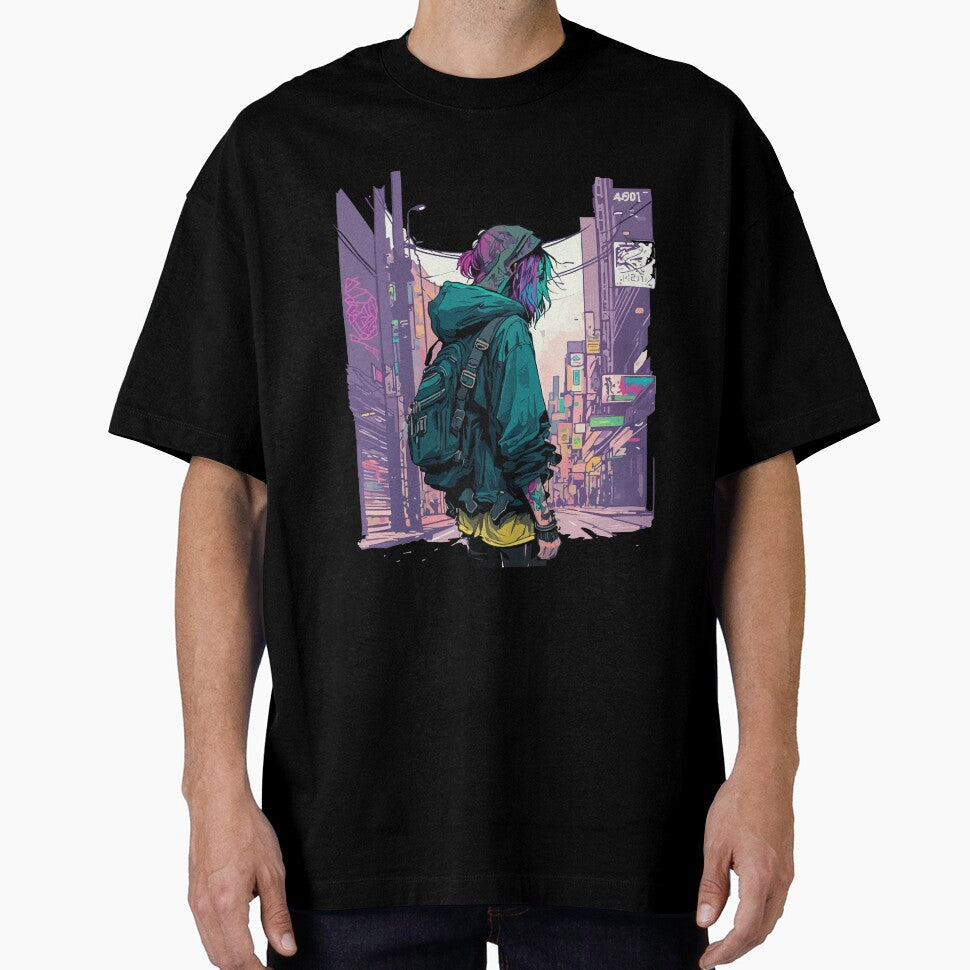 Japanese Street Cyberpunk Tokyo Streetwear2 by vectrus