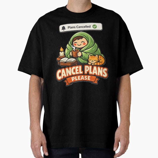 Cancel Plans Please Funny Introvert Humor Shirt by EventDrop