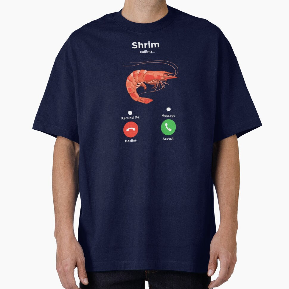 Funny Shrimp Meme Shrim Is Calling Food Pun by alenaz