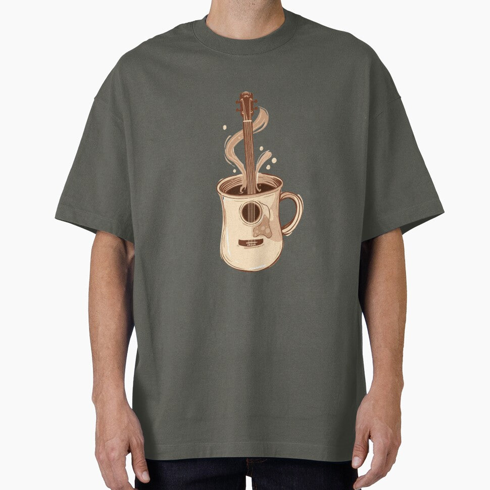 Coffee cup acoustic guitar by StormArte