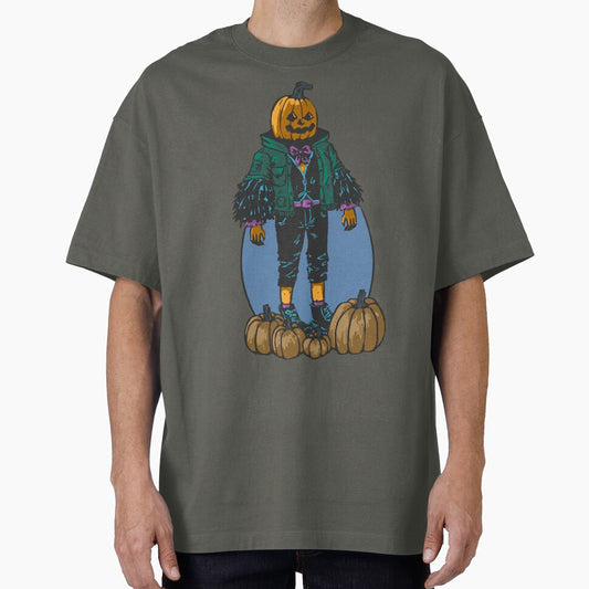 Stylish scarecrow with pumpkins by MadArtist123