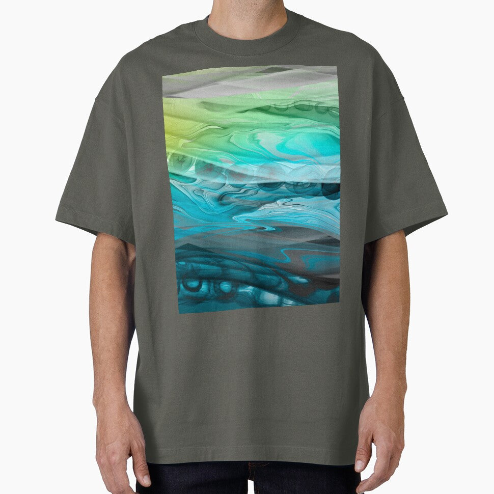 Abstract liquid art alcohol ink ocean waves, liquid marble art design, abstract marble art, liquid art, yellow turquoise watercolor by ZeinabTaha