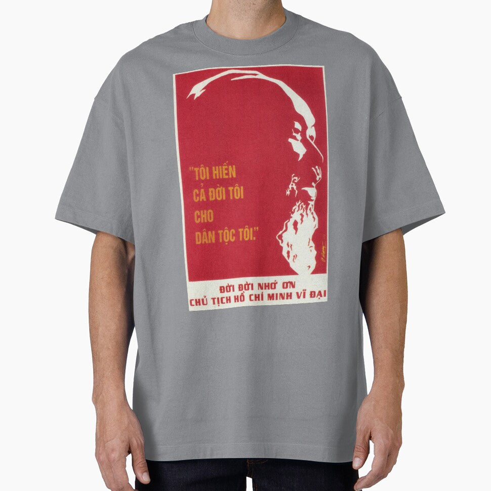 "I Give My Whole Life To My People" Old Vietnam Ho Chi Minh by retroposters