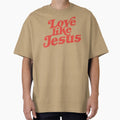 Love like Jesus / Quote / Red by Yuzik