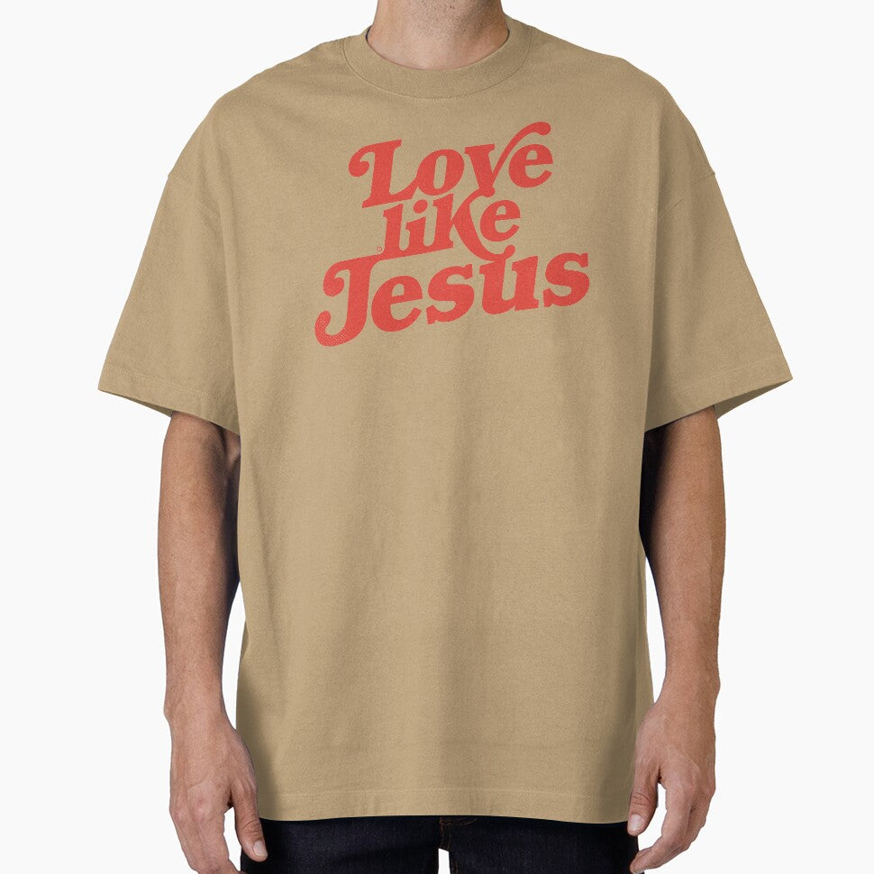 Love like Jesus / Quote / Red by Yuzik
