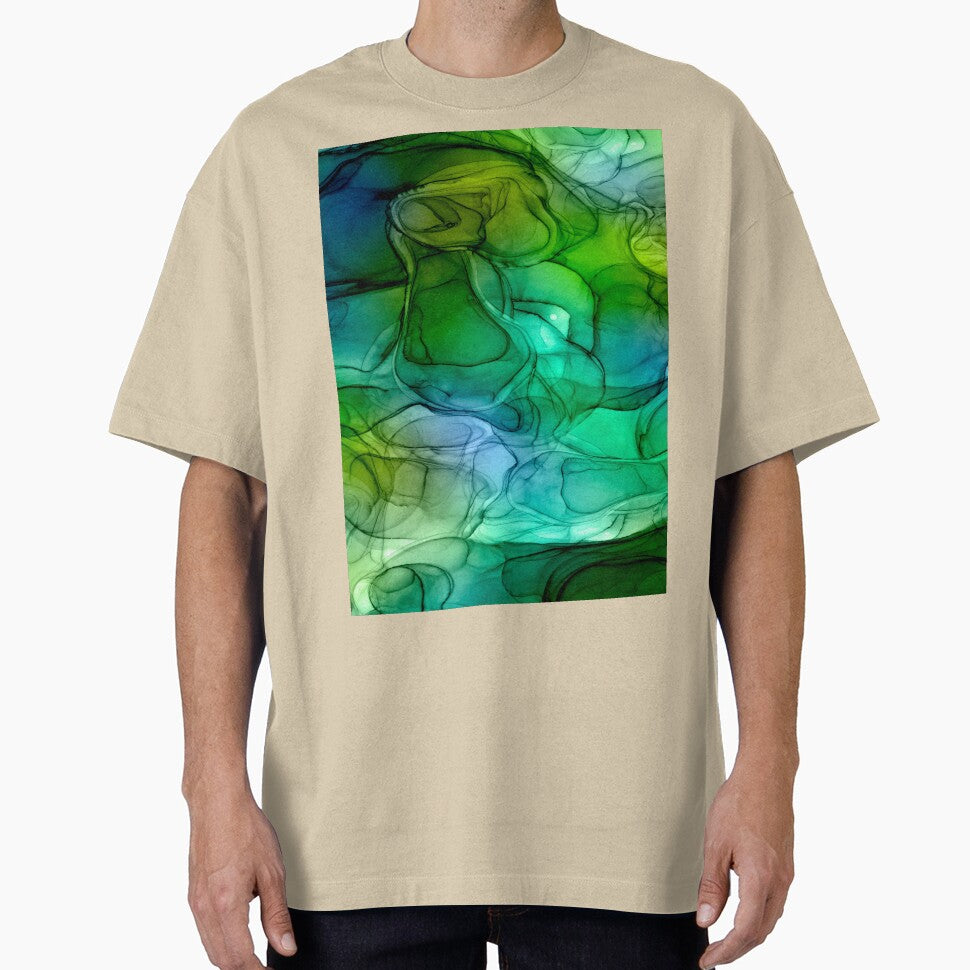 Abstract liquid art alcohol ink, liquid marble art design, abstract marble art, liquid art, green turquoise watercolor by ZeinabTaha