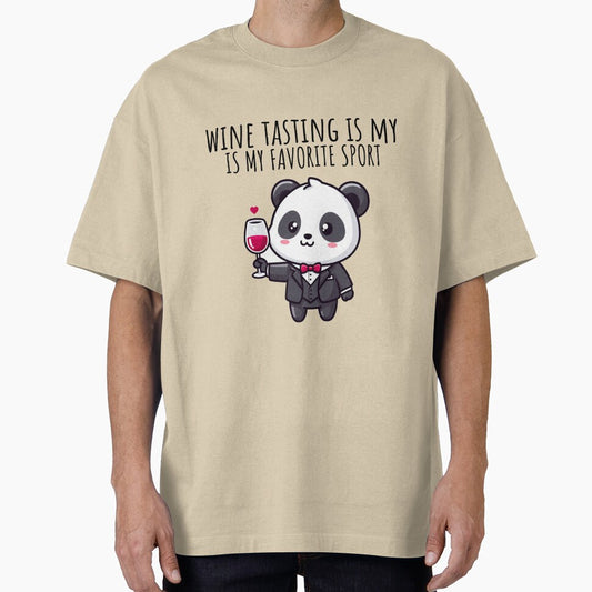 Wine Tasting Panda by LemuellTrends