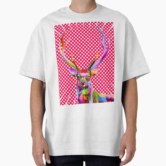 Tunnel Vision Reindeer Pop Art (Bubblegum) by Octavio00