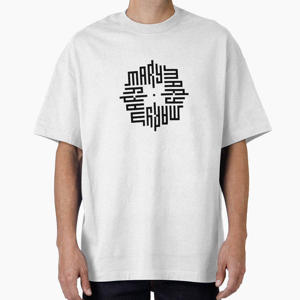 MARY | Black  | Modern Geometric Kufi Calligraphy | From Name to Art by FOR YOUR NAME