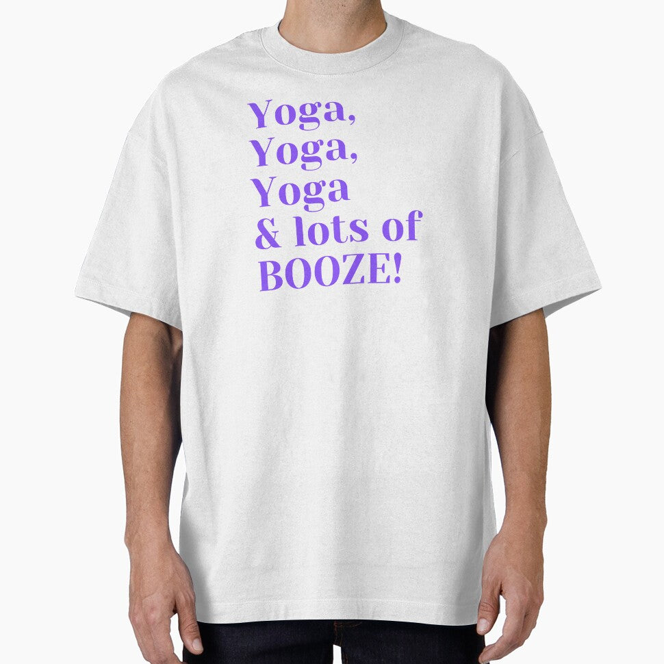 yoga fun Tee  shirt by RBOJCK