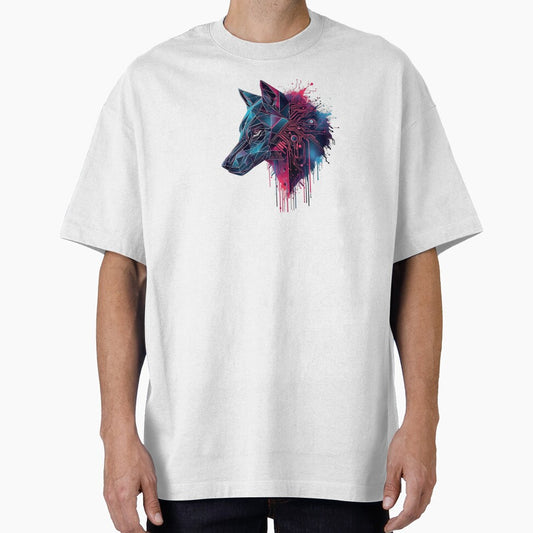 Geometric Wolf Head by garts