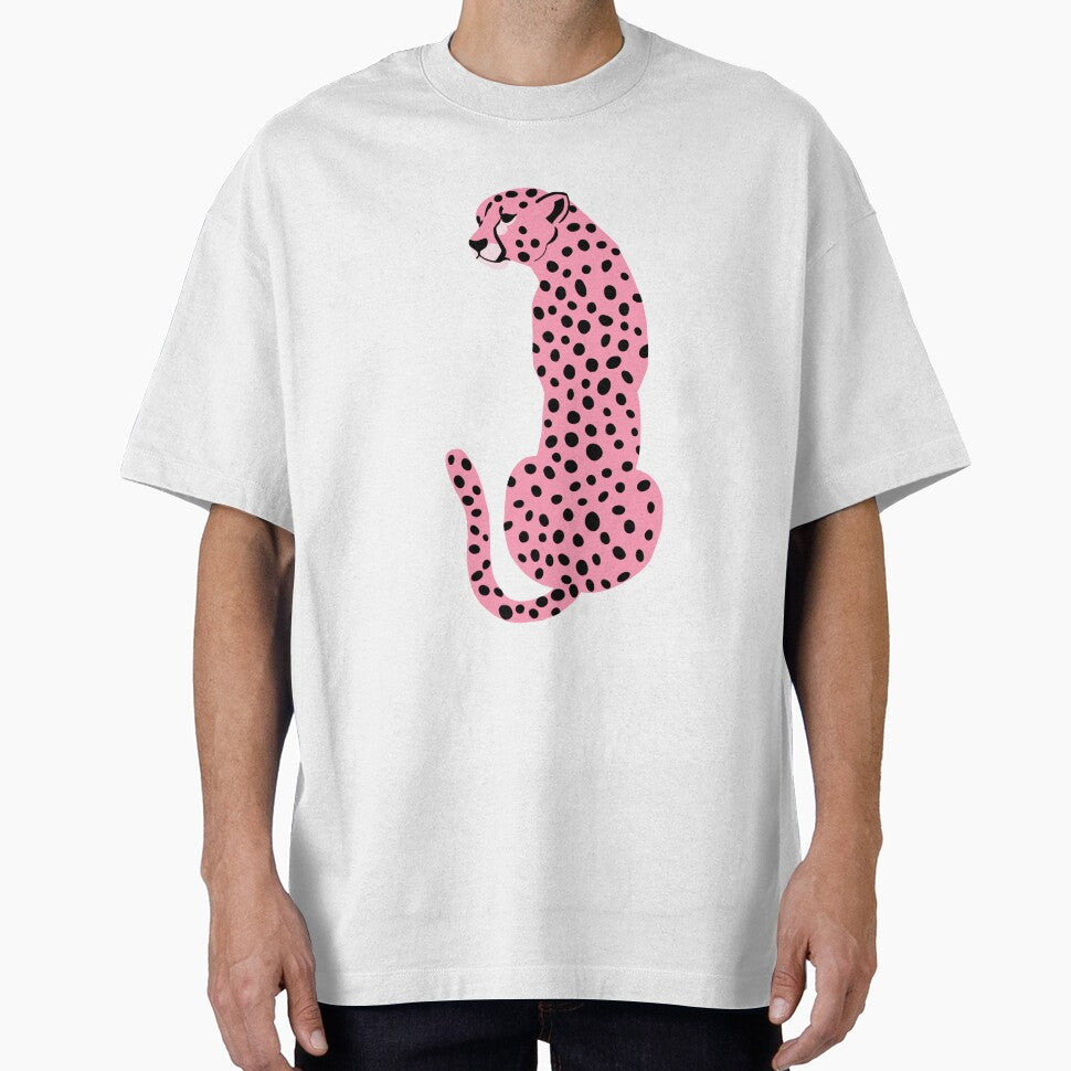 pink cheetah/leopard by lizziesumner