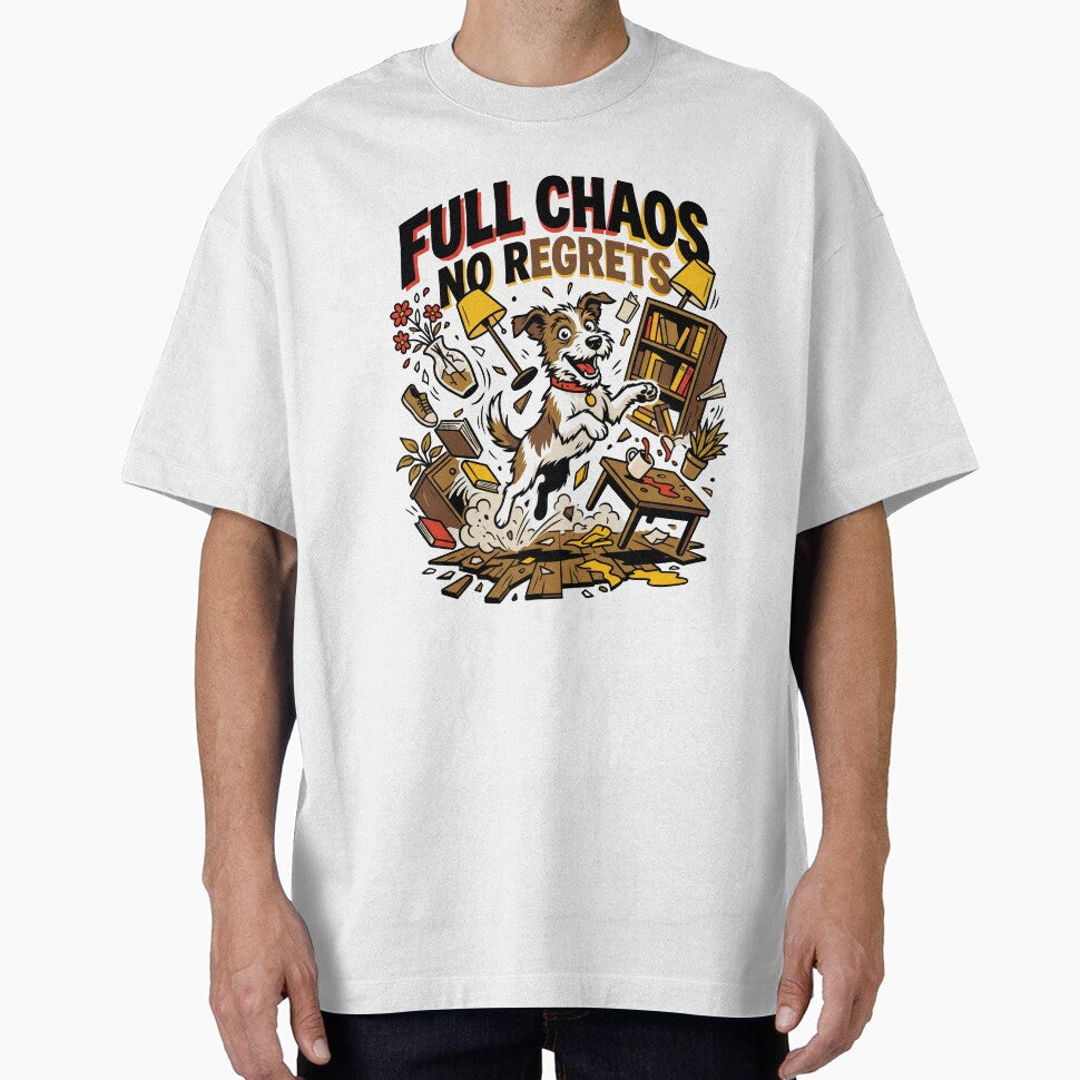 Chaotic Dog Energy Shirt Funny Hyper Puppy Meme by ManikRaja