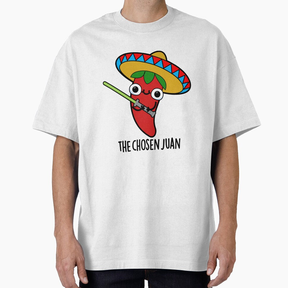 The Chosen Juan Cute Mexican Chili Warrior Pun by punnybone