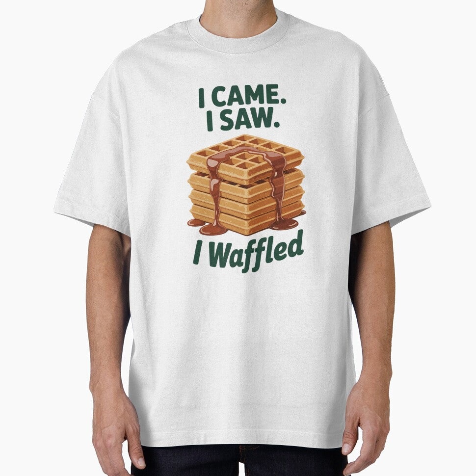 I Came I Saw I Waffled  Food Graphic - Waffle Lover by TyraYoung