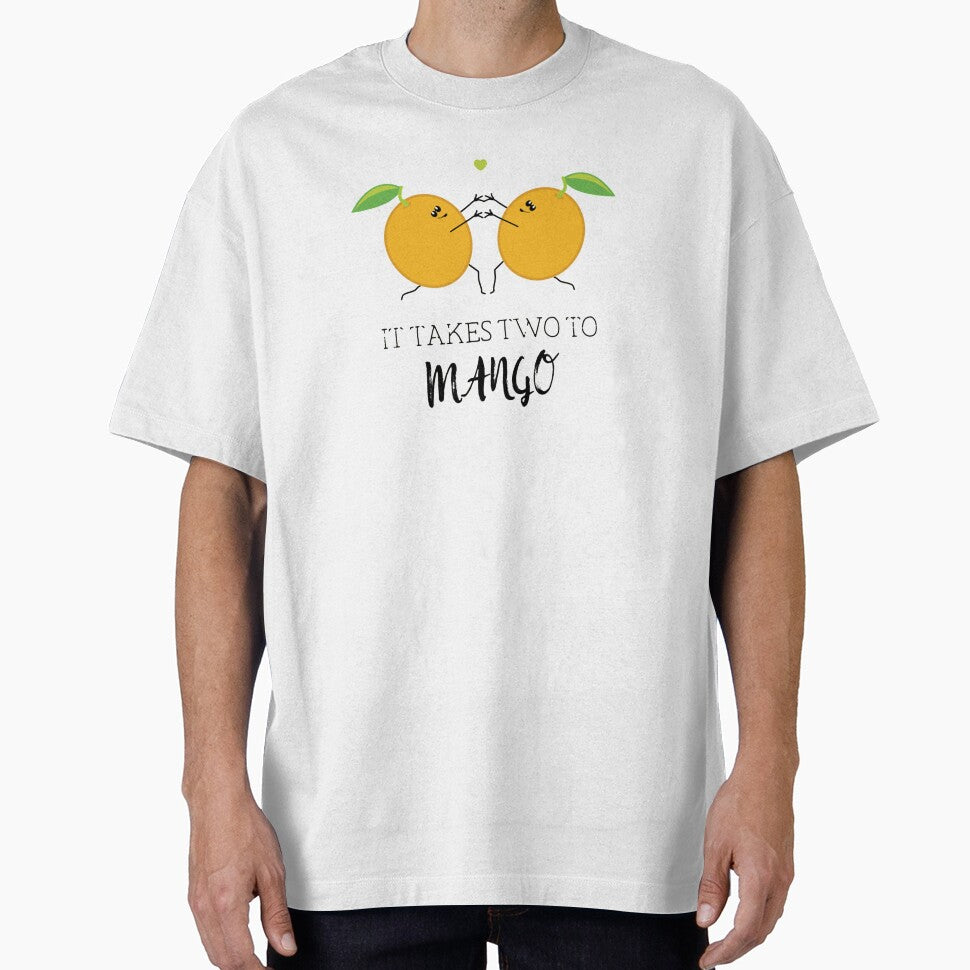 Takes Two to Mango Tango Cute Fruit Food Pun Graphic by DouglasyReynol