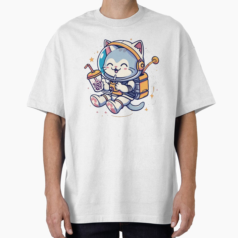 Space Boba Cat by Nufauna