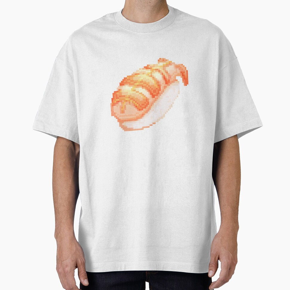 Pixel Art Shrimp Sushi by Percy Everett