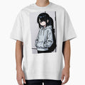 Fashion - Man in Blue Hoodie Hood Up Streetwear Anime by AnimeShin