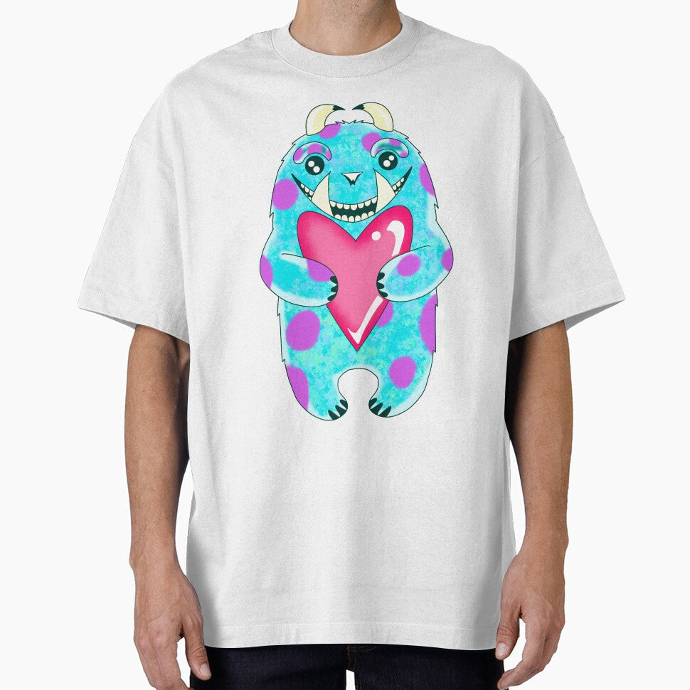 Purple Spot Monster With Heart by missmann