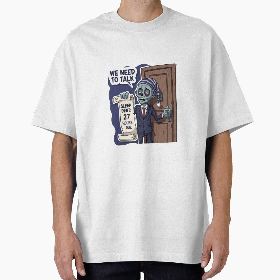 Sleep Debt Collector ??– Funny Insomnia & Burnout Sticker by XMARTFLOWSTORE