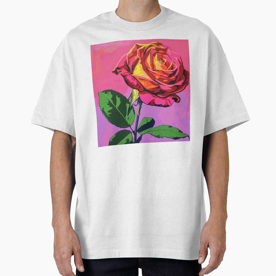 Red Rose Pop Art 5 by AstroRisq