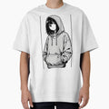 Fashion - Man in Grey Hoodie Hood Up Streetwear Anime by AnimeShin