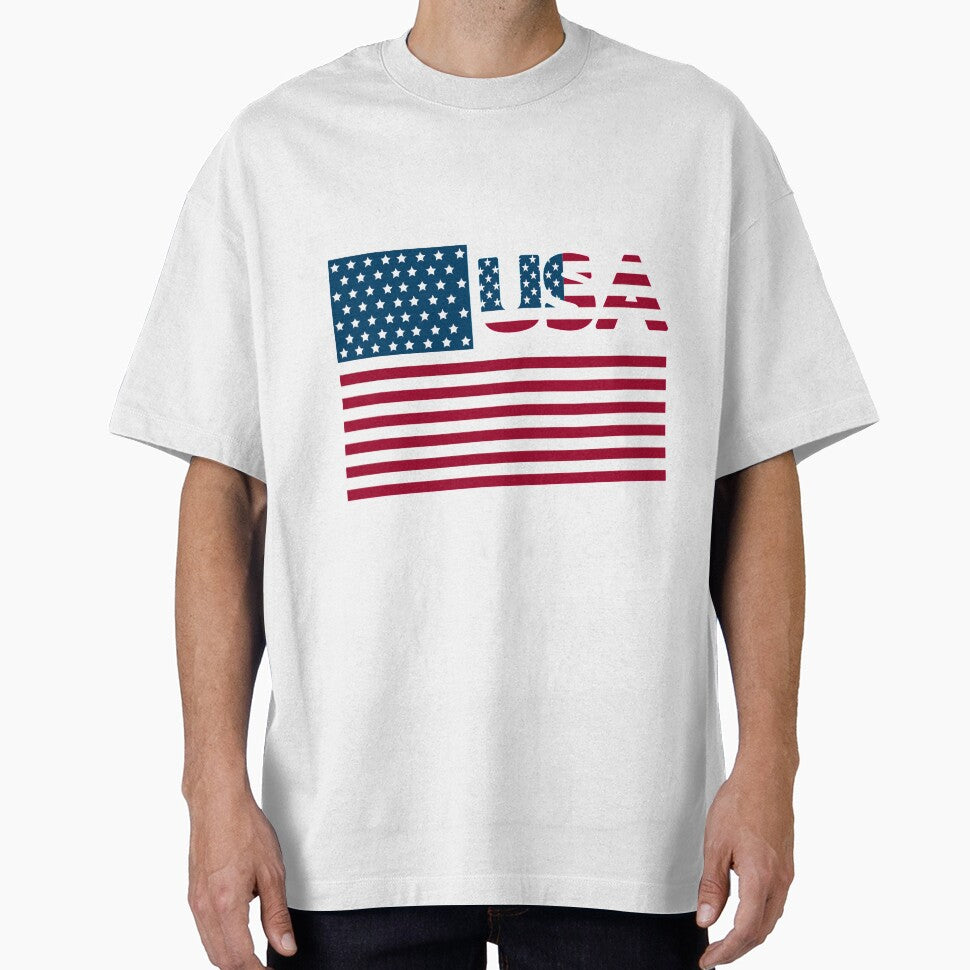 USA Flag T-Shirt for Men and Women by AllStarMerch
