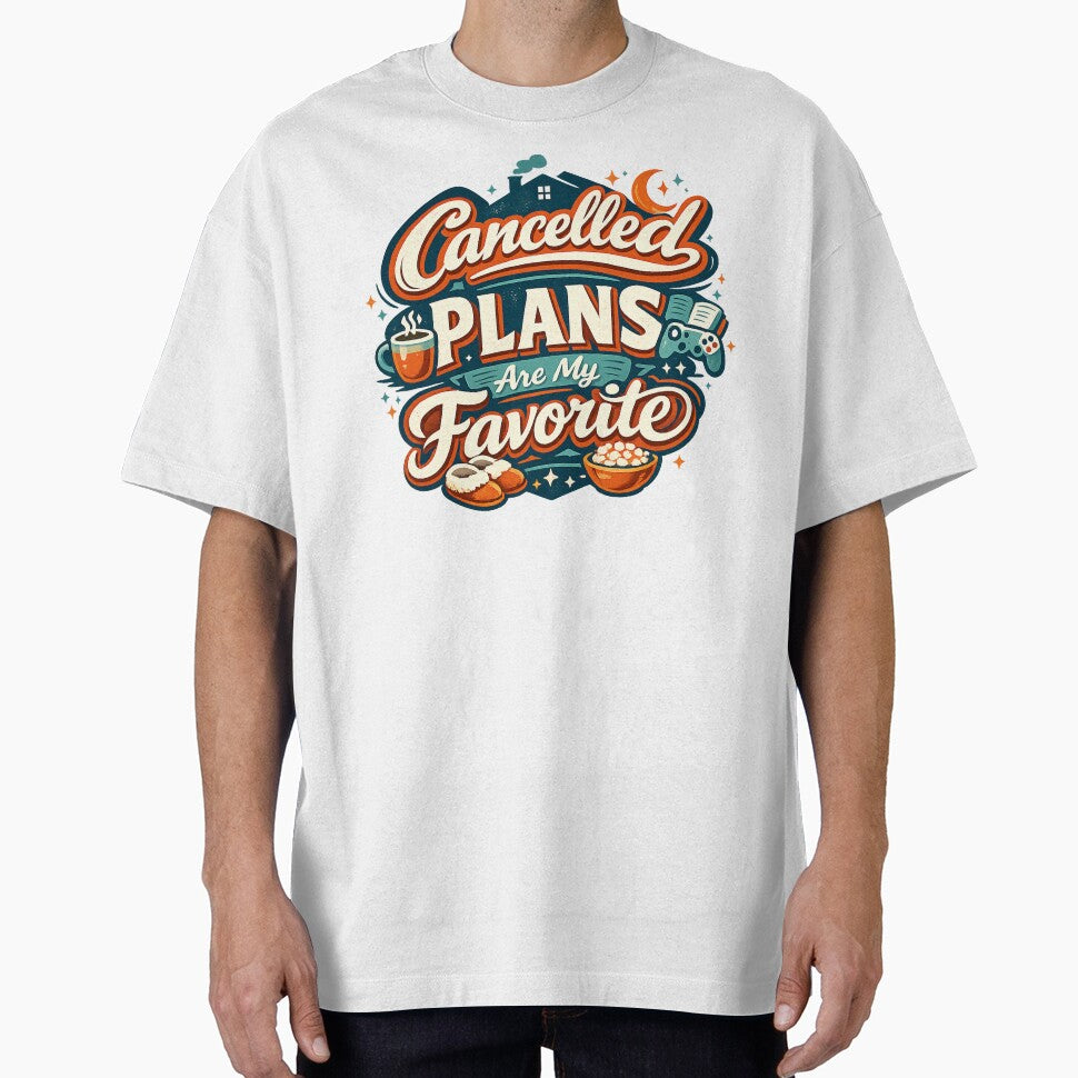 Cancelled Plans Are My Favorite Funny Introvert Humor Homebody Meme Design by Nubrixa-Studio