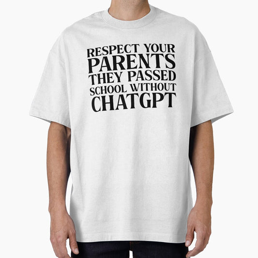 Funny Sarcastic Adult Dark Humor ChatGPT parents Quote by aymanehammi