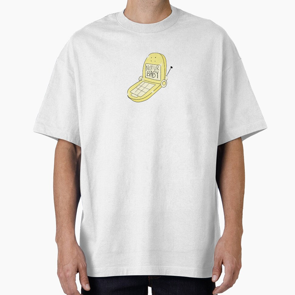 Not Ur Baby Flip Phone (yellow) by gross-girl99