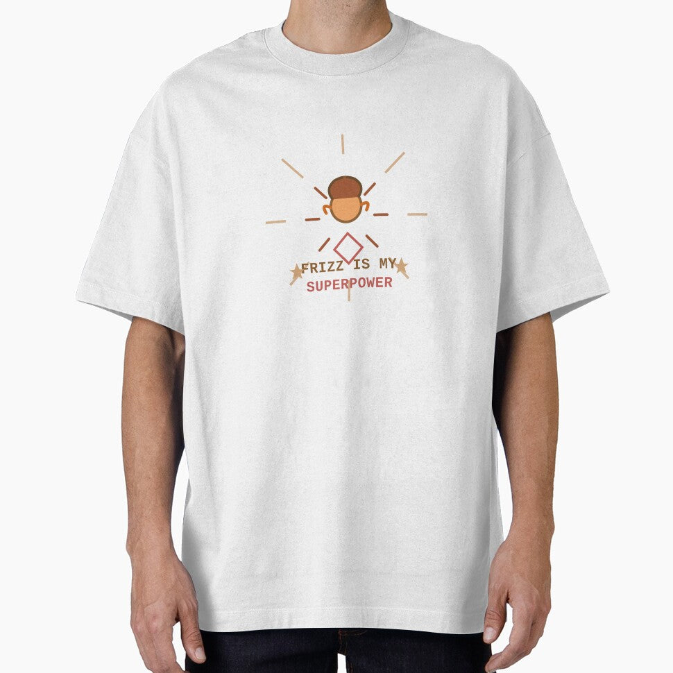 Frizz is My Superpower | Retro Haircare Tee by Mr_Explore