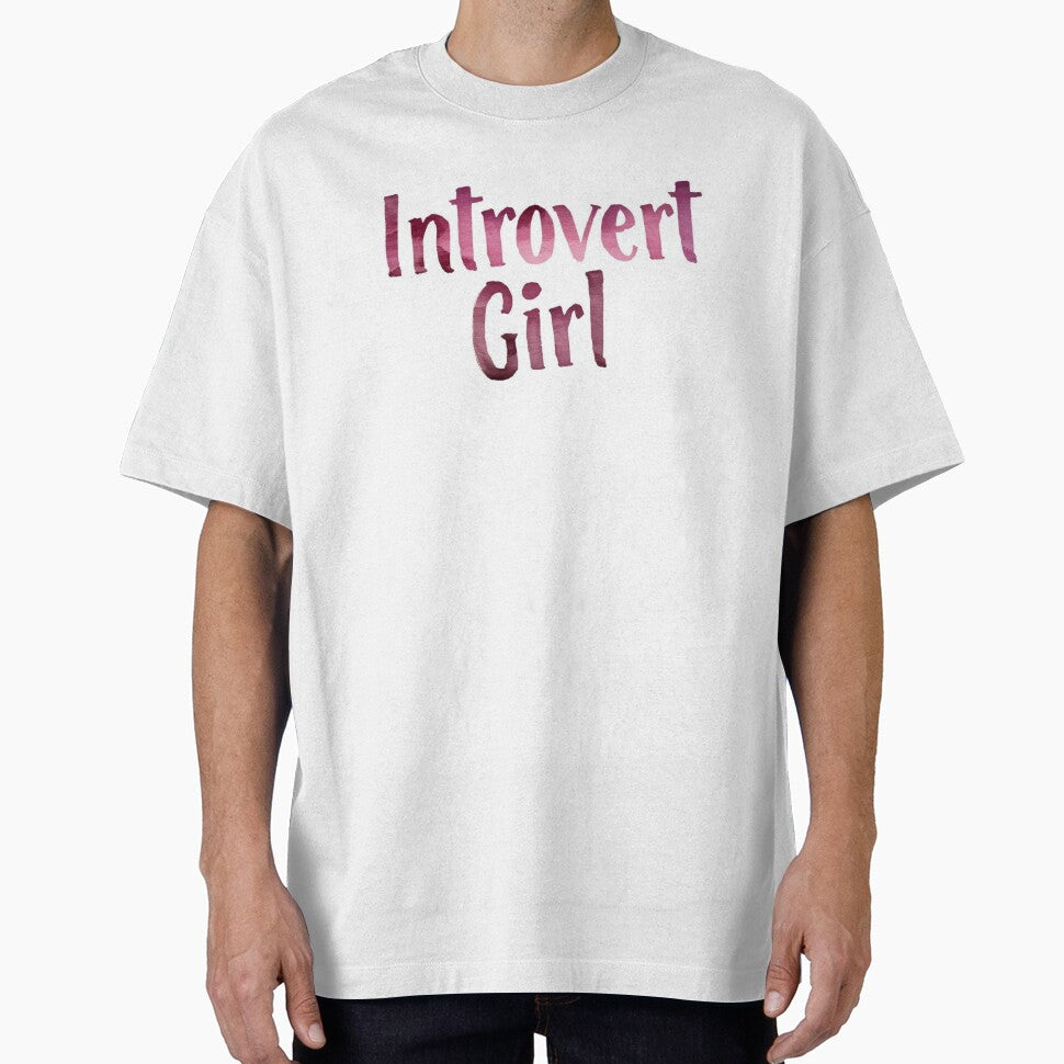 Introvert Girl Wine Colored Text by PamLeeDesign
